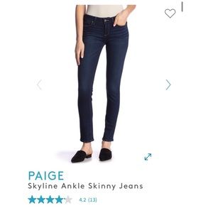 Paige “Skyline” ankle jean size 28 - USED